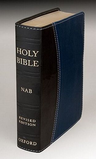 the new american bible,tan / blue, pacific duvelle (en Inglés)