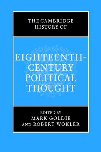 the cambridge history of eighteenth-century political thought