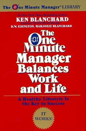the one minute manager balances work and life (in English)