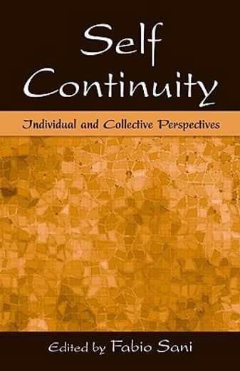 self continuity,individual and collective perspectives