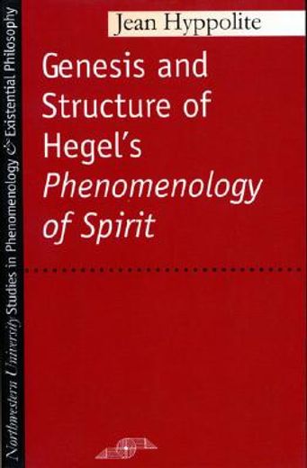 genesis and structure of hegel´s phenomenology of spirit