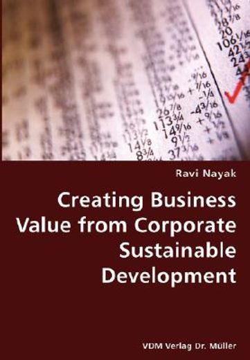 creating business value from corporate sustainable development