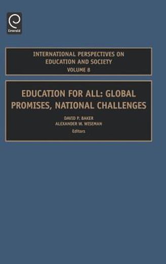 education for all,global promises, national challenges