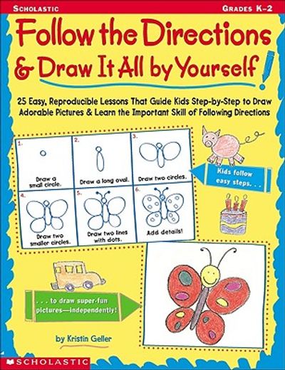 follow the directions & draw it all by yourself!
