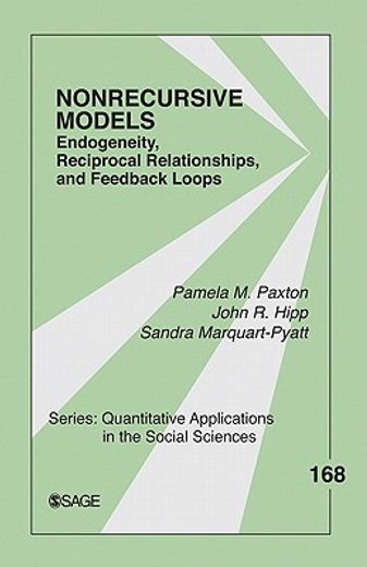 nonrecursive models,endogeneity, reciprocal relationships, and feedback loops