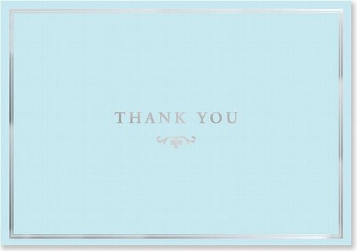 blue elegance,thank you notes (en Inglés)