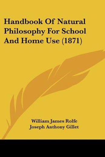 handbook of natural philosophy for schoo