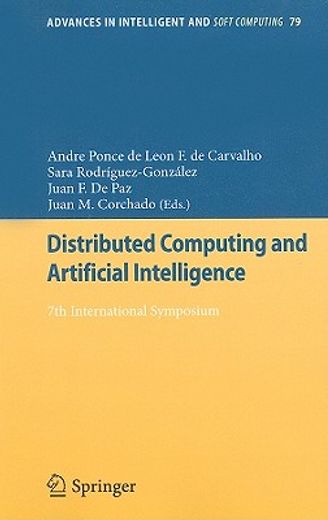 distributed computing and artificial intelligence (en Inglés)