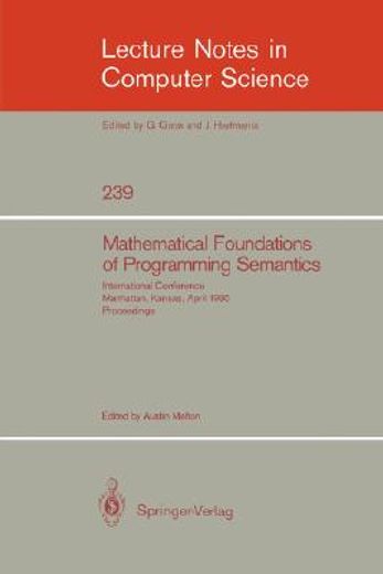 mathematical foundation of programming semantics (in English)
