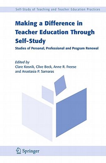 making a difference in teacher education through self-study (en Inglés)