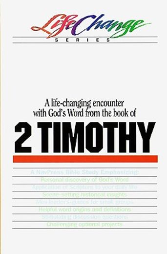2 timothy,a navpress bible study