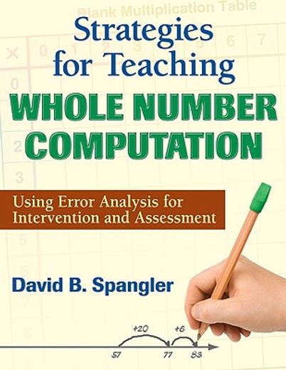 strategies for teaching whole number computation,using error analysis for intervention and assessment