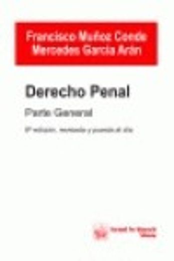 derecho penal. parte general (8ª ed.)