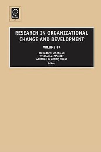 research in organizational change and development
