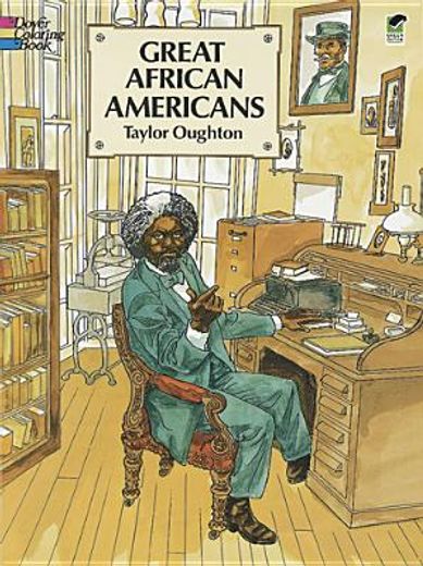 great african-americans coloring book (in English)