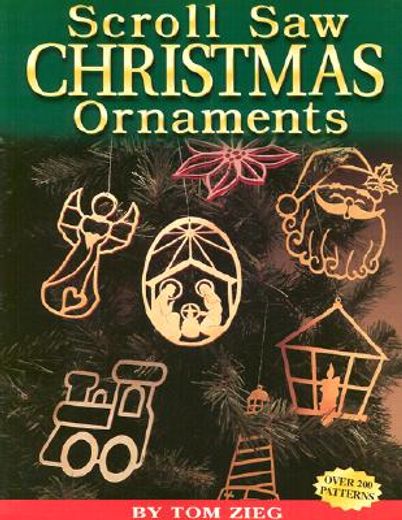 scroll saw christmas ornaments,over 200 patterns (in English)