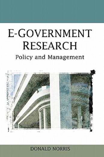 e-government research,policy and management