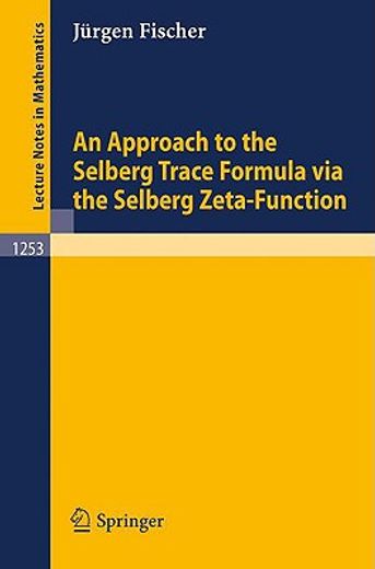 an approach to the selberg trace formula via the selberg zeta-function