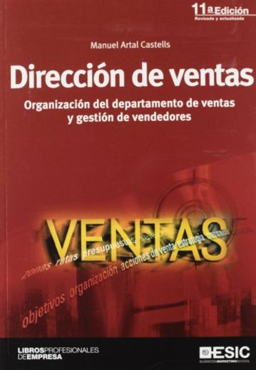 Dirección De Ventas (11ª Edición) (Libros profesionales)