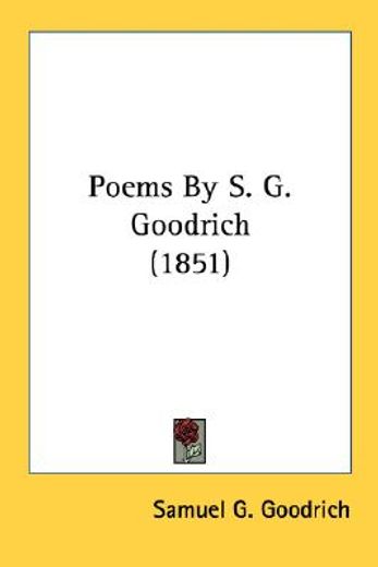 poems by s. g. goodrich (1851)