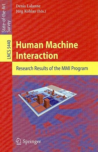 human machine interaction,research results of the mmj program