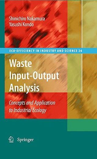 waste input-output analysis,concepts and application to industrial ecology