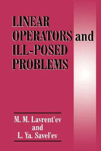 linear operators and ill-posed problems (en Inglés)