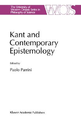 kant and contemporary epistemology (en Inglés)