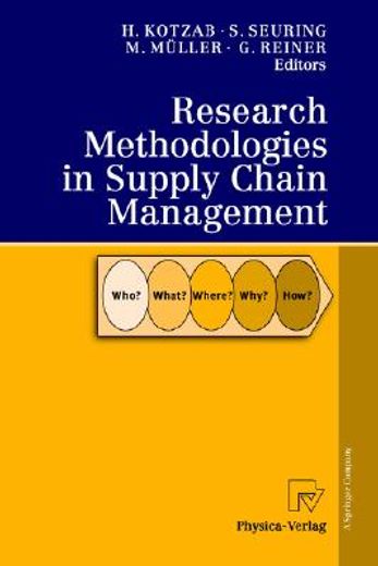 research methodologies in supply chain management (en Inglés)