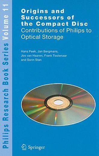 origins and successors of the compact disc,contributions of philips to optical storage
