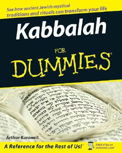 Kabbalah For Dummies (en Inglés)