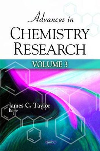 advances in chemistry research