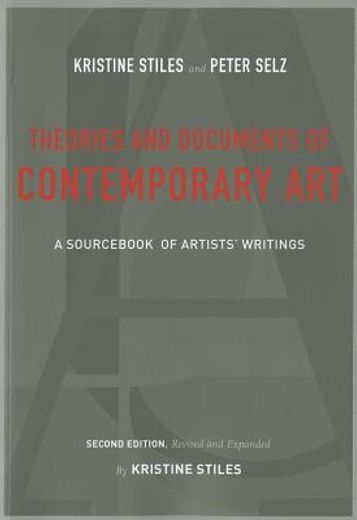 theories and documents of contemporary art,a sourc of artists´ writings (in English)