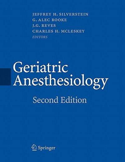 geriatric anesthesiology