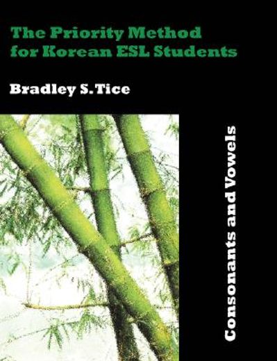 the priority method for korean esl students,consonants and vowels