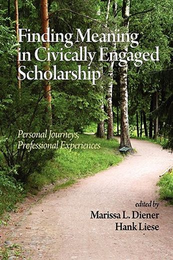 finding meaning in civically engaged scholarship,personal journeys, professional experiences