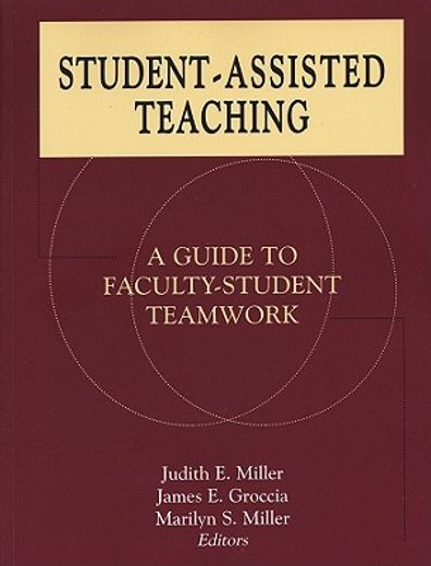 student-assisted teaching,a guide to faculty-student teamwork