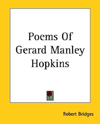 poems of gerard manley hopkins
