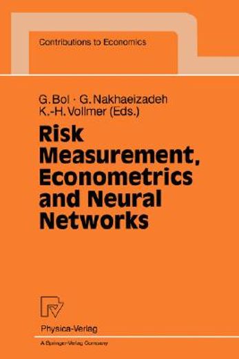 risk measurement, econometrics and neural networks (en Inglés)