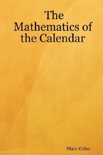 mathematics of the calendar (in English)