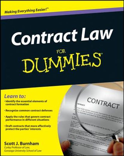 contract law for dummies (en Inglés)