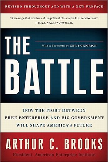 the battle,how the fight between free enterprise and big government will shape america`s future