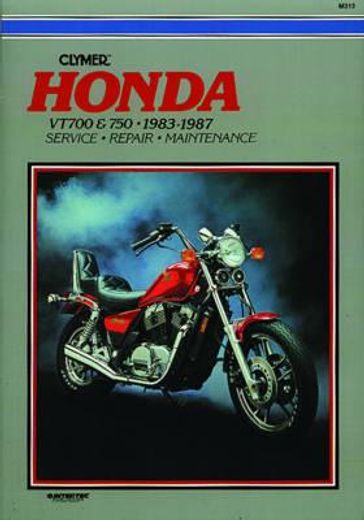 honda vt700 and 750, 1983-1987,service, repair, maintenance/m313