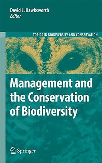 management and the conservation of biodiversity