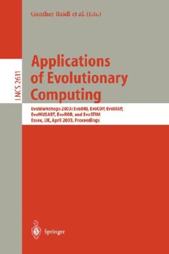 applications of evolutionary computing (en Inglés)