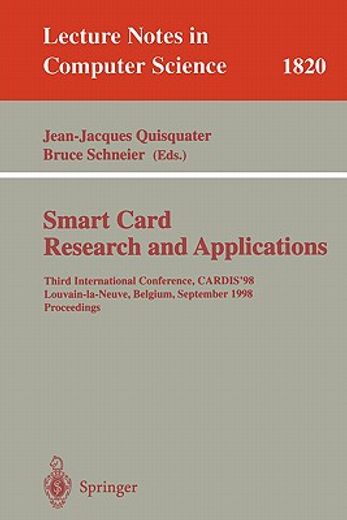 smart card. research and applications (en Inglés)