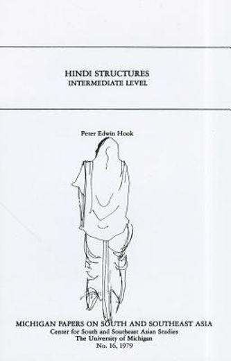 hindi structures,intermediate level, with drills, exercises, and key