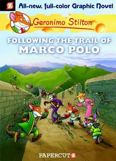 Geronimo Stilton Graphic Novels #4: Following the Trail of Marco Polo (en Inglés)