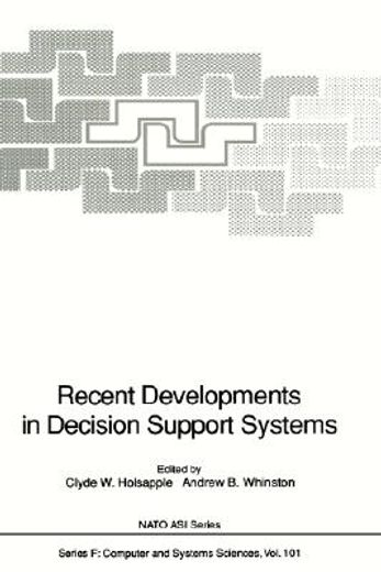 recent developments in decision support systems (en Inglés)