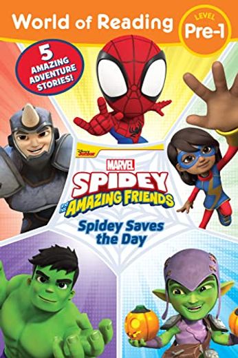 Spidey and his Amazing Friends Spidey Saves the day (World of Reading, Level Pre-1) (en Inglés)